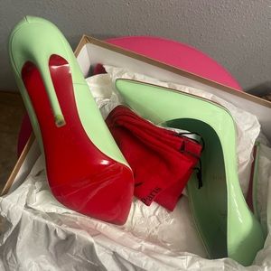 Red bottoms Christian loubiton worn for 2hrs